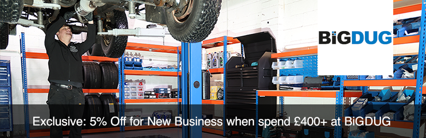 BiGDUG - 5% Off for New Business when spend £400+