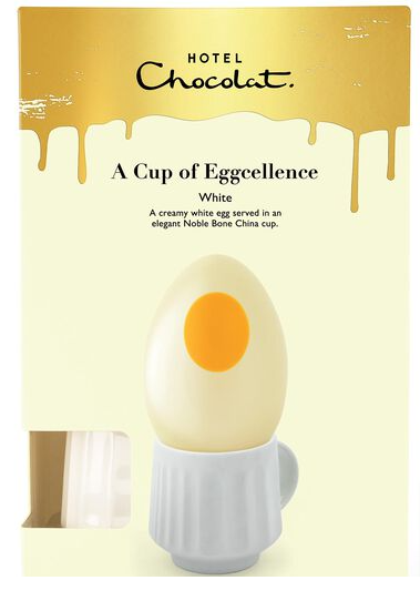 Image: Hotel Chocolat Easter eggs: A cup of eggcellence white egg Hotel Chocolat Easter eggs: A cup of eggcellence white egg