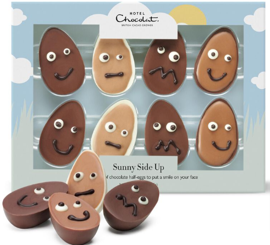 Image: Hotel Chocolat Easter eggs: Sunny Side Up chocolate and caramel eggs Hotel Chocolat Easter eggs: Sunny Side Up chocolate and caramel eggs