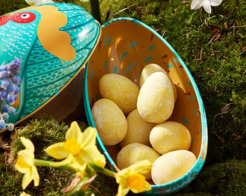 Image: Fortnum & Mason luxury Easter eggs: Lemon grove truffle egg tin Fortnum & Mason luxury Easter eggs: Lemon grove truffle egg tin