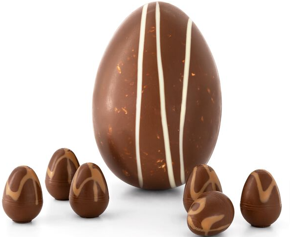 Image: Hotel Chocolat Easter eggs: Nibbly Egg with small eggs Hotel Chocolat Easter eggs: Nibbly Egg with small eggs