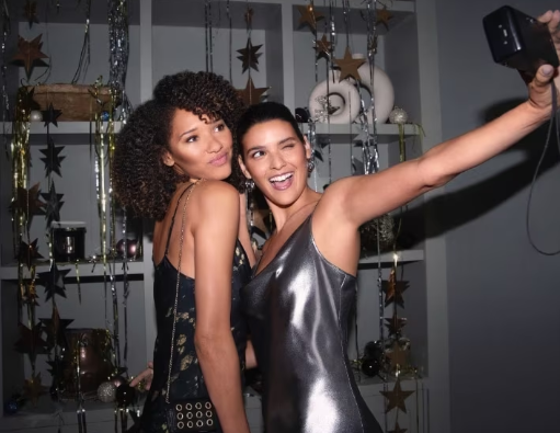 Two women wearing dresses from the House Of Fraser dresses