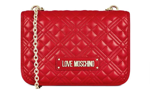 Love Moschino - super quilted chain shoulder bag from the FRASERS bags sale range.