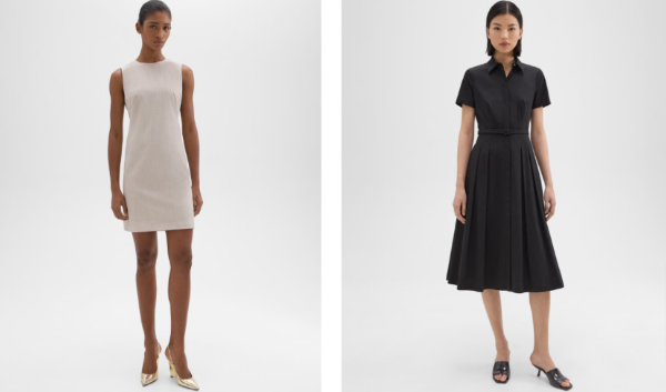 Theory clothes for sale: Two women wearing dresses from Theory