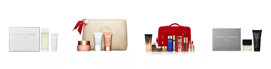 Beauty gift sets available for men and ladies from Debenhams