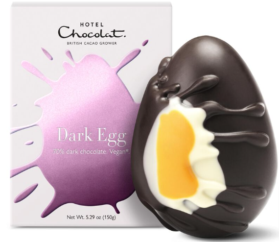 Image: Hotel Chocolat Easter eggs: 70% Dark chocolate Easter egg Hotel Chocolat Easter eggs: 70% Dark chocolate Easter egg