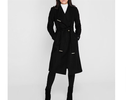 House Of Fraser (UK): TED Baker rose wool black jacket.