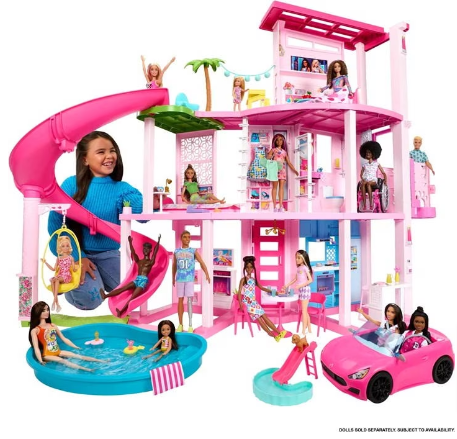House Of Fraser (UK): Barbie 3-story dreamhouse playset.