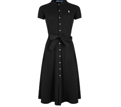 House Of Fraser Online: Ralph Lauren black polo shirt dress