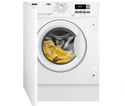 Appliances Direct washing machine: Zanussi 7kg white integrated washing machine