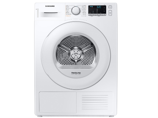 Appliances Direct tumble dryers: Samsung heat pump 8kg white tumble dryer.