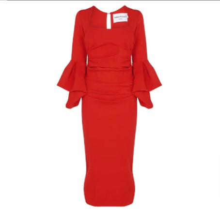 House Of Fraser online: Perseverance Claudia sian red dress.