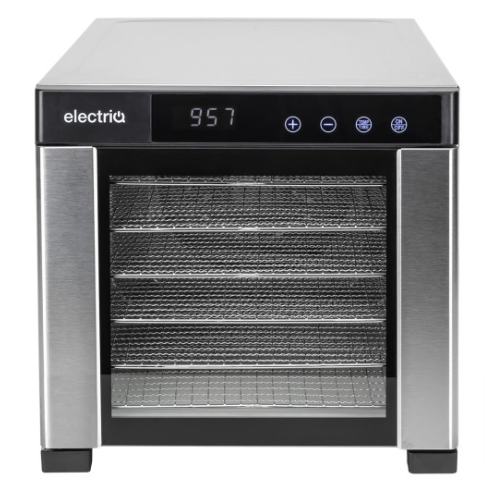 Top-rated home appliances: The electriQ 650W food dehydrator.