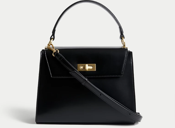 Image: M&S Mother’s Day box: A faux leather top handle tote bag from the M&S collection. M&S Mother’s Day box: A faux leather top handle tote bag from the M&S collection.