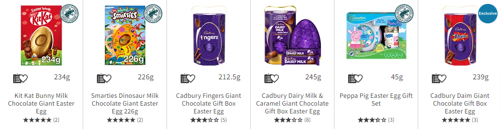 Image: Selection of mix-and-match budget-friendly Easter eggs from ASDA. Selection of mix-and-match budget-friendly Easter eggs from ASDA.
