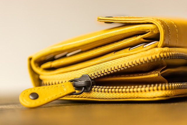 Michael Kors Wallet Purses: Mustard, yellowish wallet with open zip and card slots with cards.