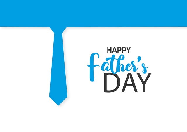 Activities for Father's Day: A Father’s Day illustration with a tie