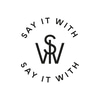 Say It With logo