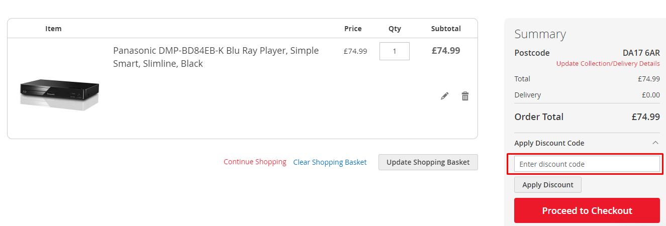 How do I use my Smiths TV discount code?