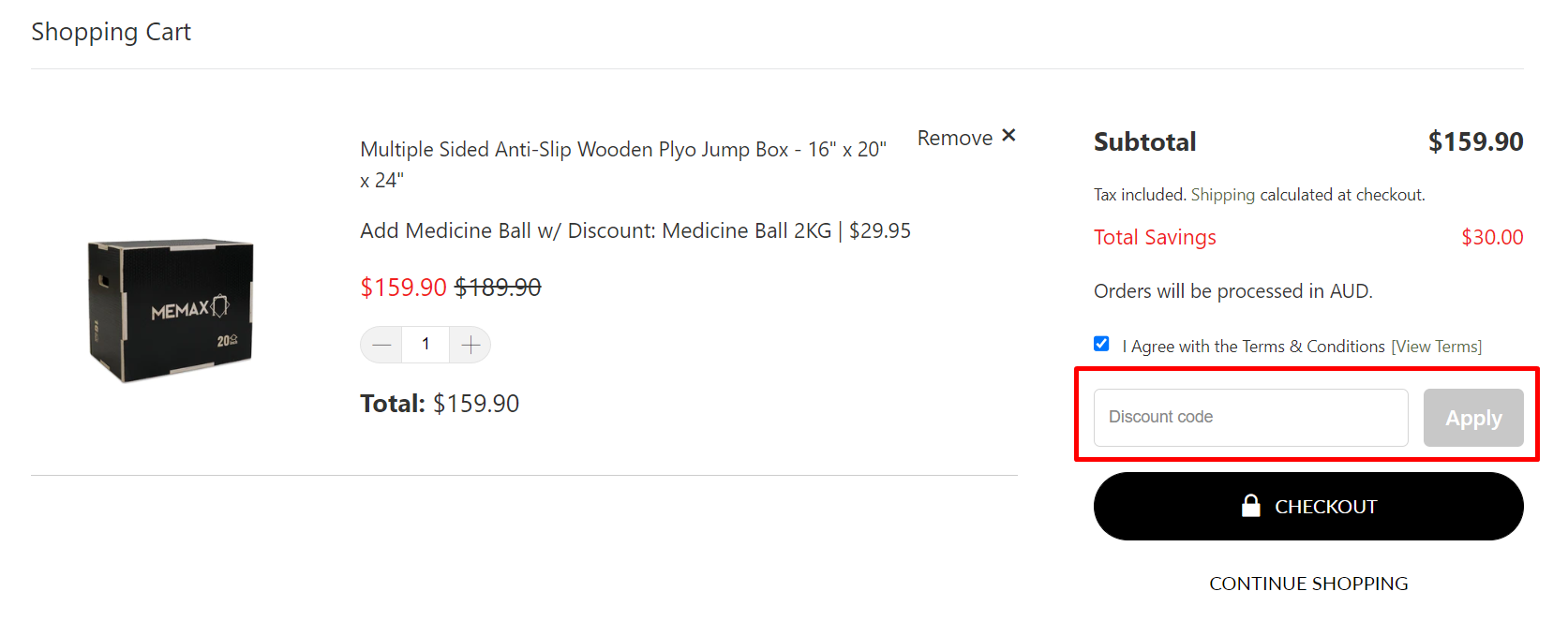 How do I use my Gym Plus discount code?