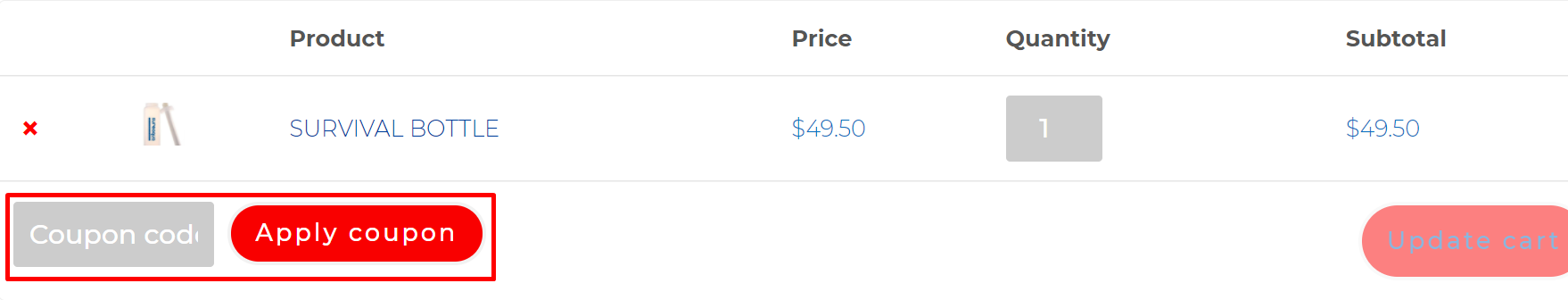 How do I use my Sure Aqua coupon code?