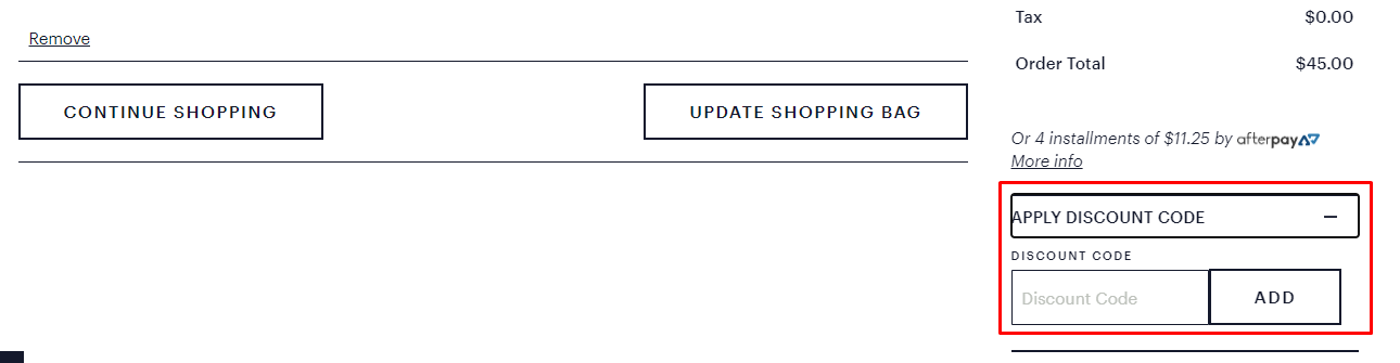 How do I use my Riley discount code?