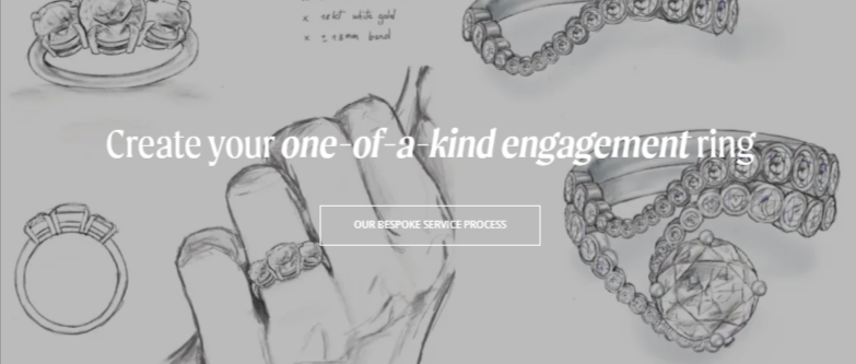 An image of an artist impression of bespoke jewellery that can be made by Kimai