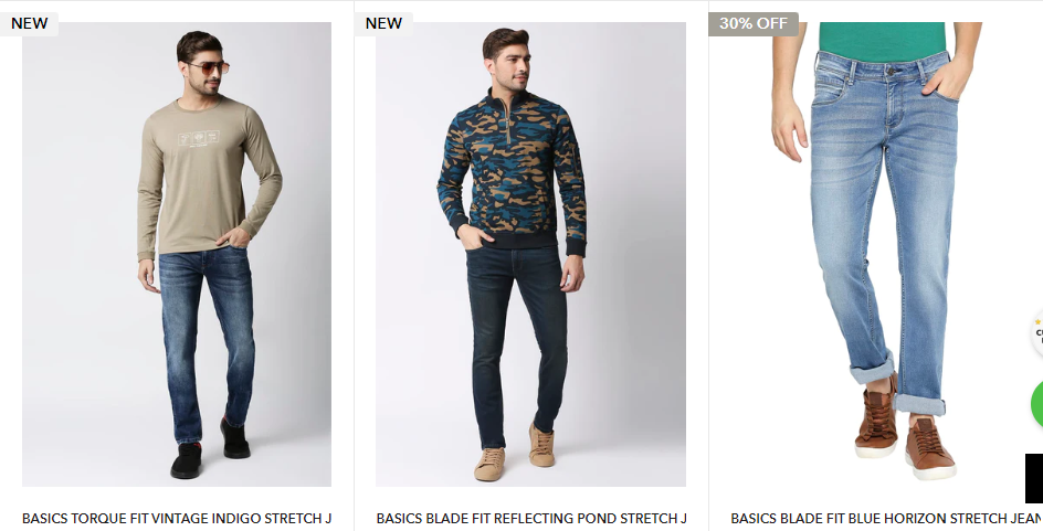 Jeans are a classic choice and with a Basics Life coupon code you can get them in various styles