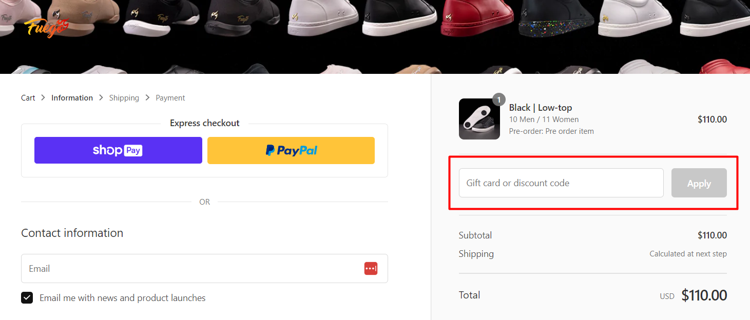 Fuego Promo Codes September 2024