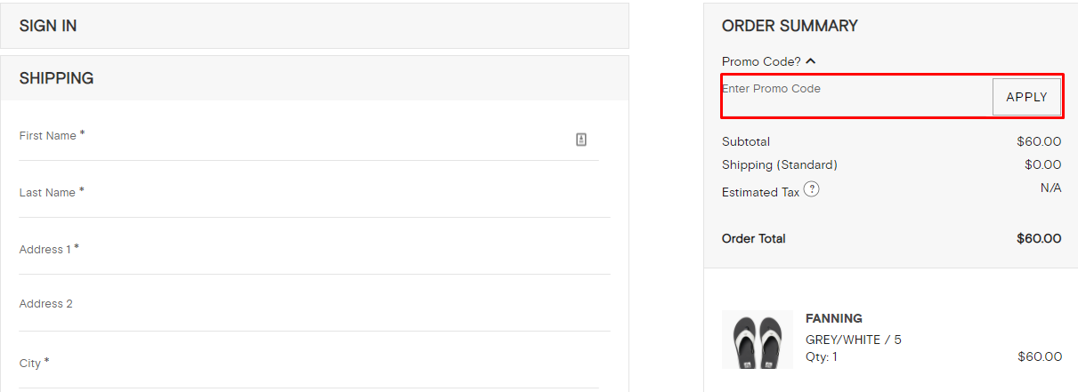How do I use my Reef promo code?