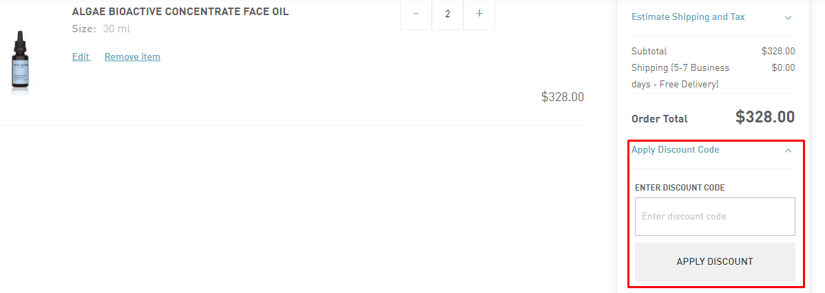 How do I use my Blue Lagoon Skincare discount code?