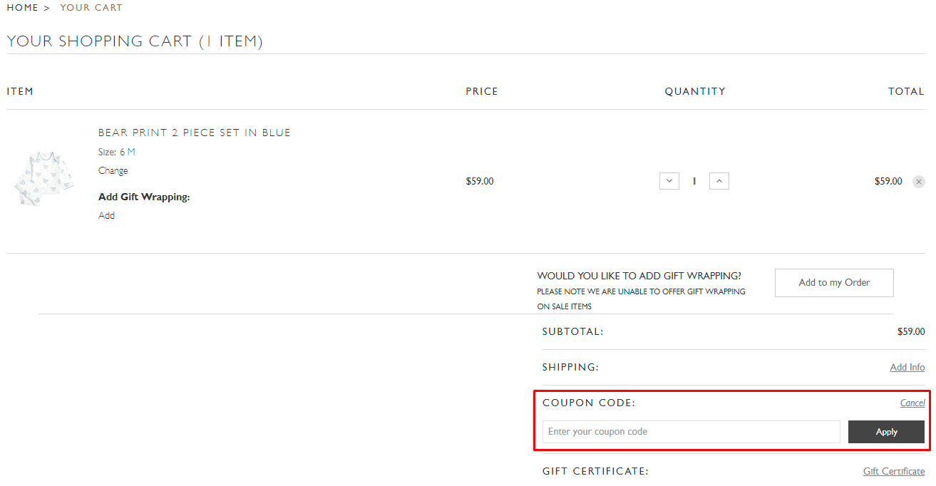 How do I use my Marie-Chantal coupon code?