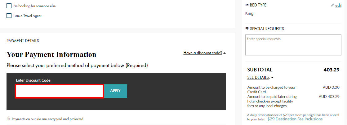 Discount Code