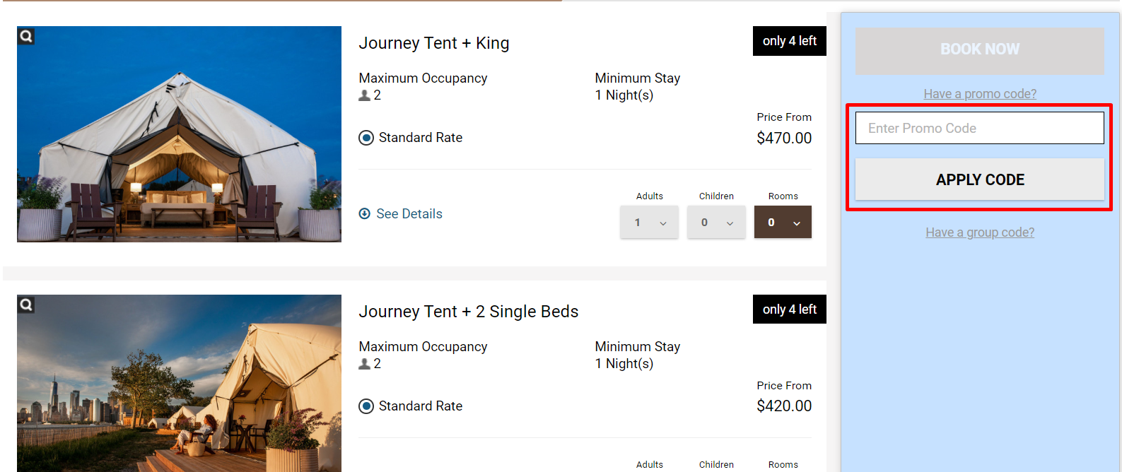 How do I use my Collective Retreats promo code?