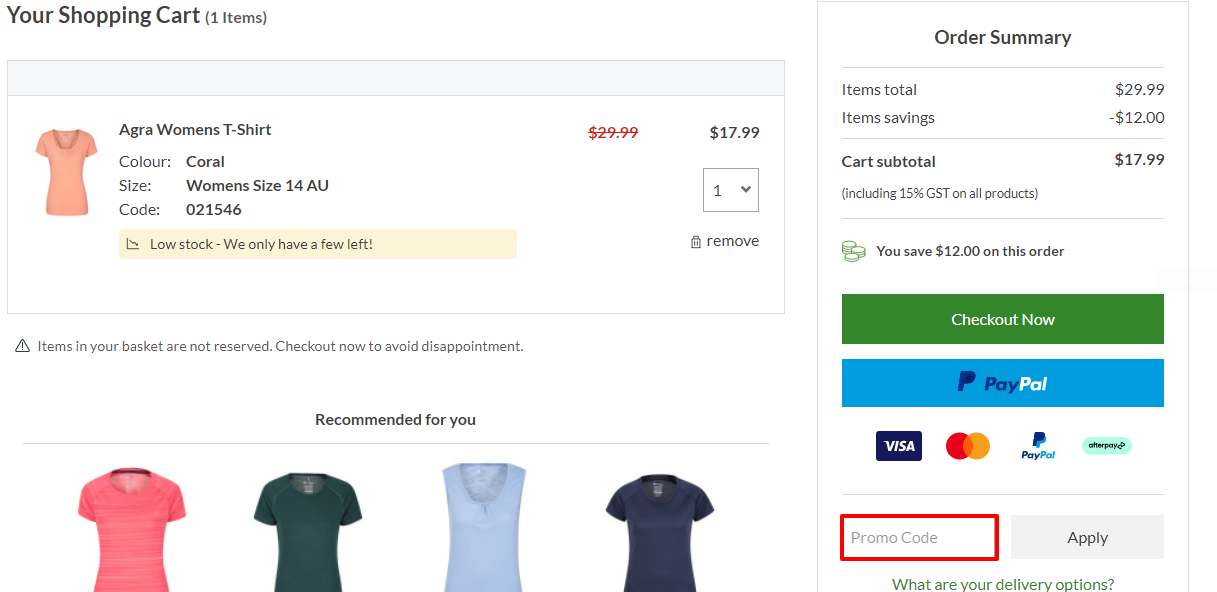 Mountain Warehouse Promo Code NZ