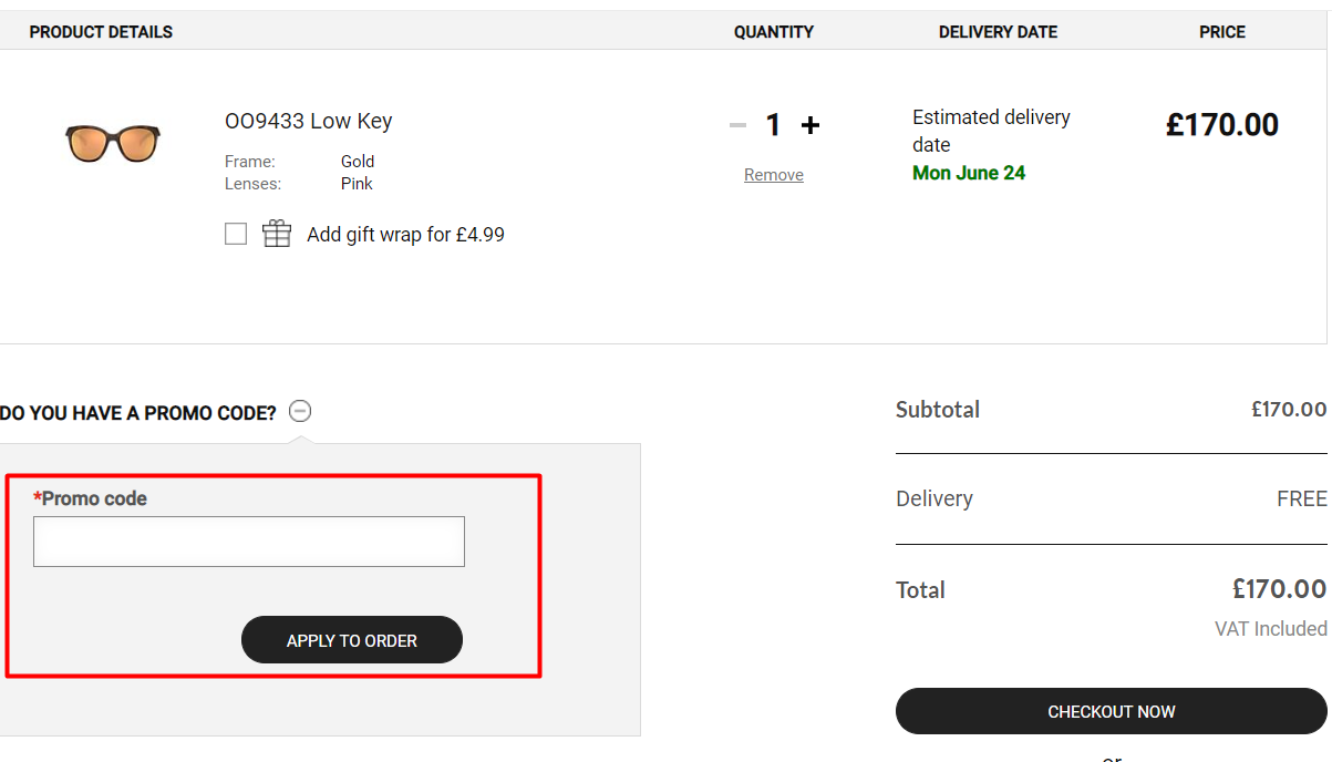 code promo sunglass hut