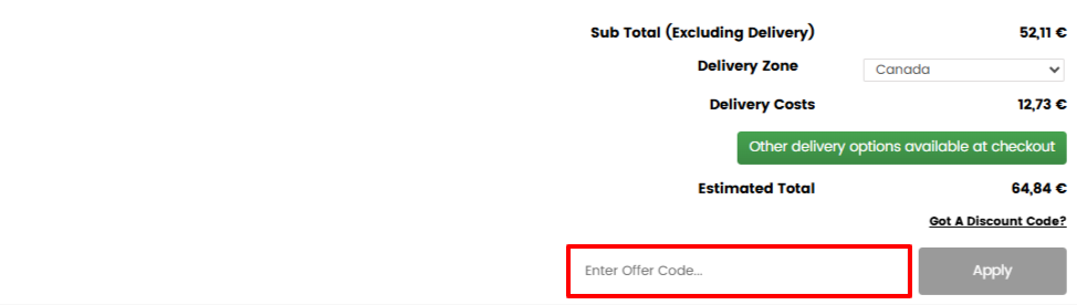 A red box is where you enter your Attitude Clothing Co. voucher code
