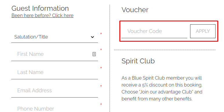 How do I use my Falkensteiner voucher code?