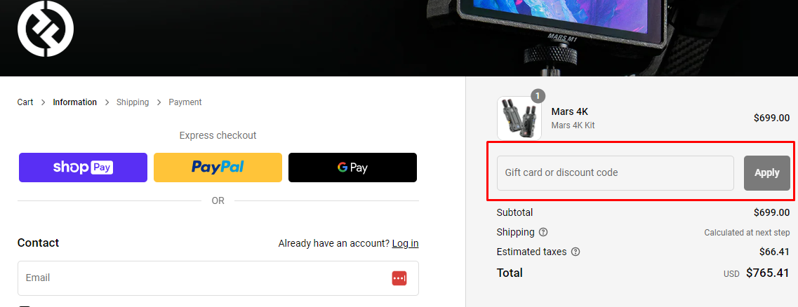 How do I use my Hollyland discount code?