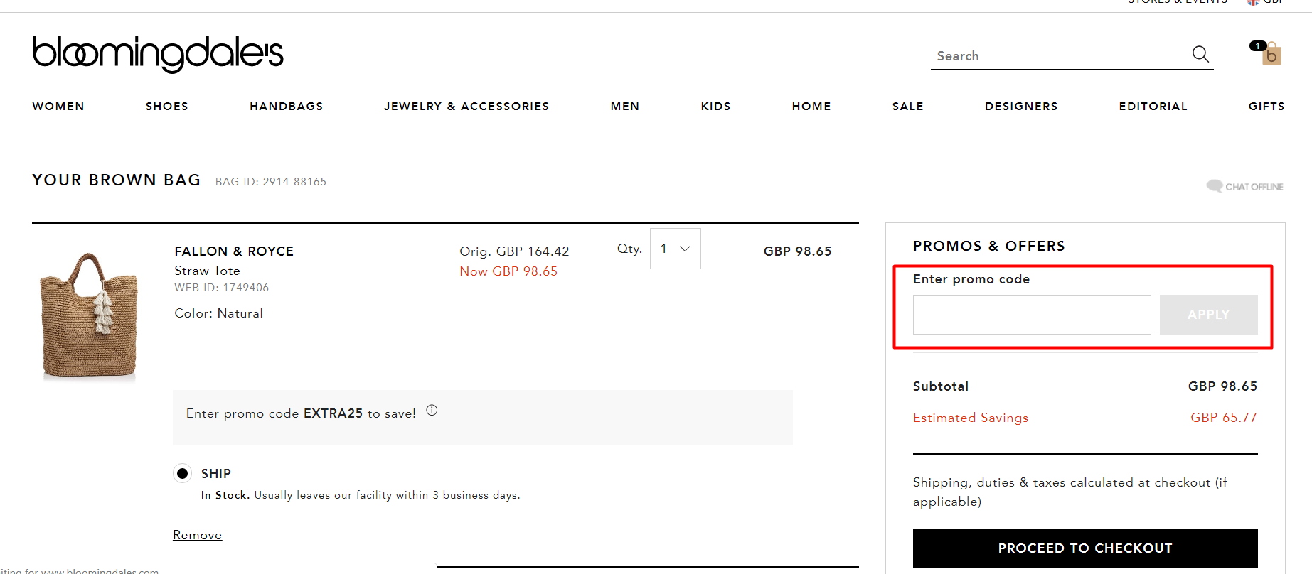 70 Off Bloomingdale's Discount Code April 2022