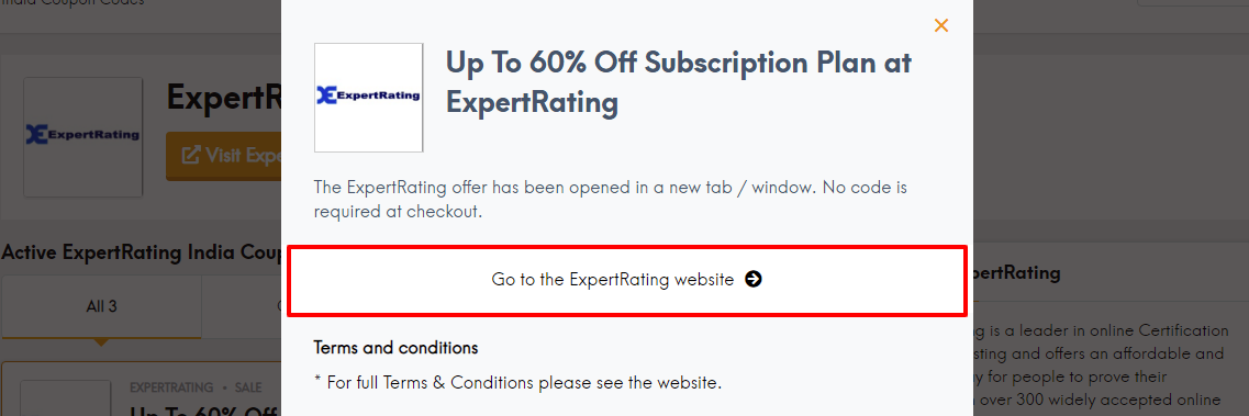 Expert offer