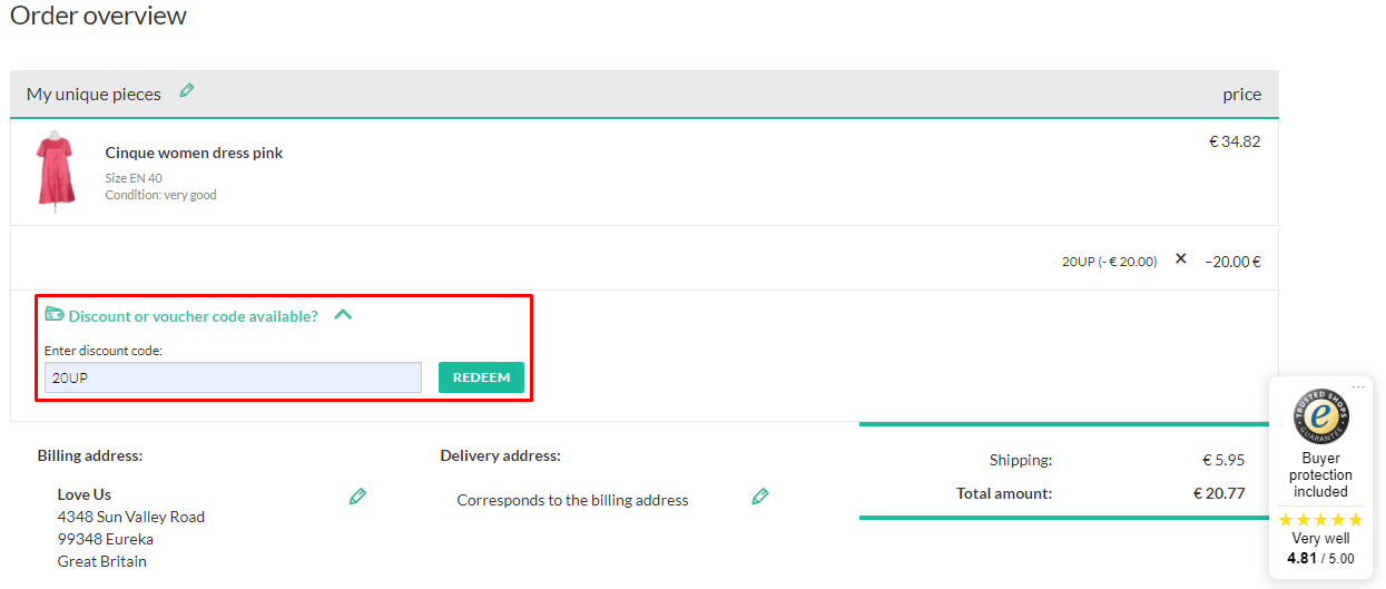 How do I use my ubup discount code?
