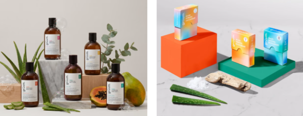 gruum products on a light grey background