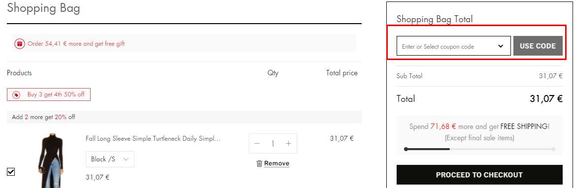 How do I use my StyleWe coupon code?