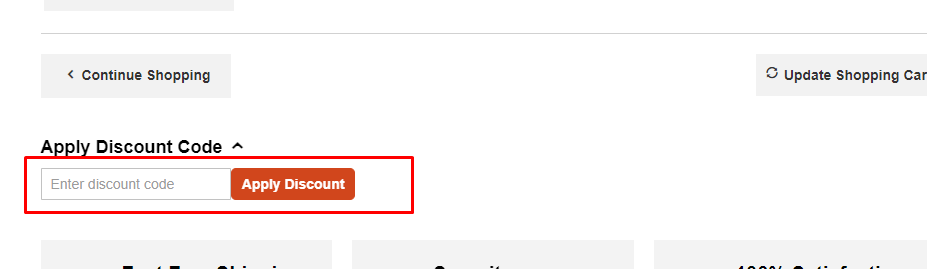 How do I use my ink Cartridges discount code?