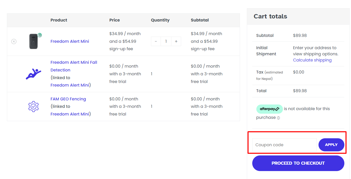 How do I use my LogicMark coupon code?