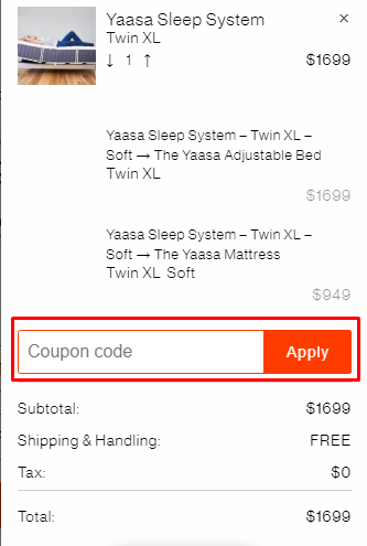 How do I use my Yaasa discount code?