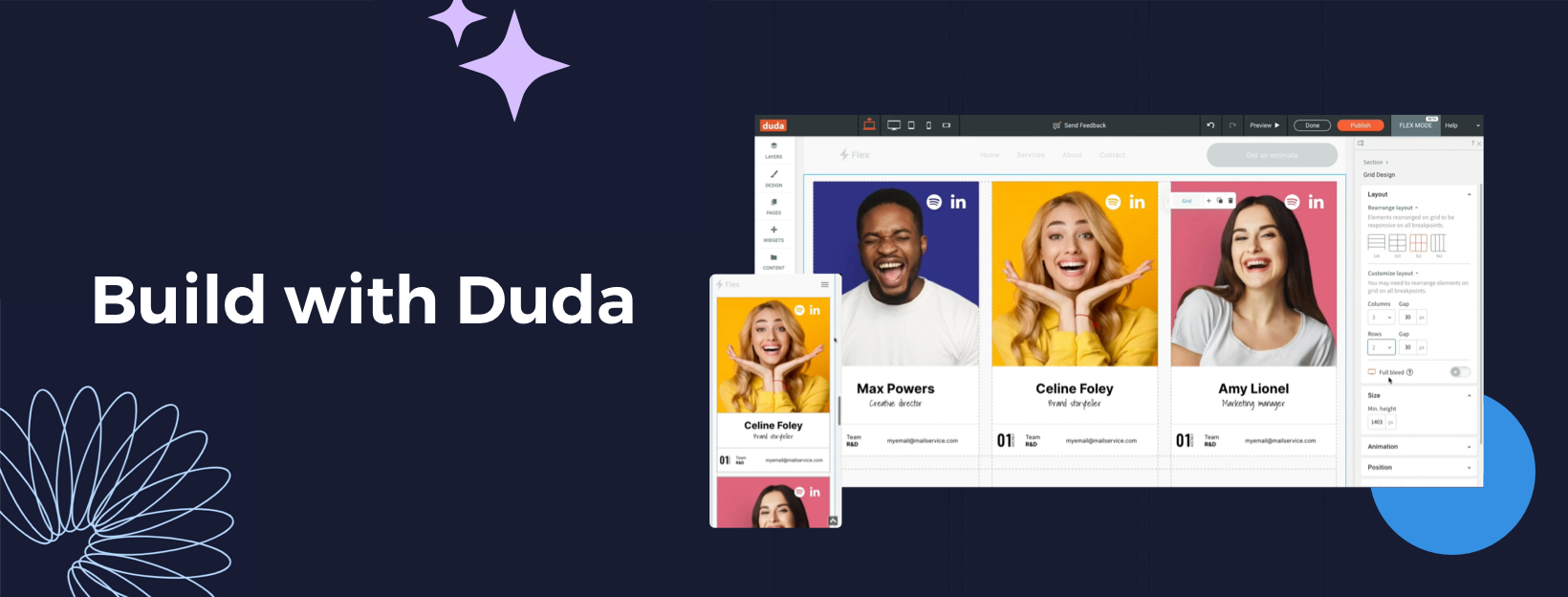 About Duda homepage
