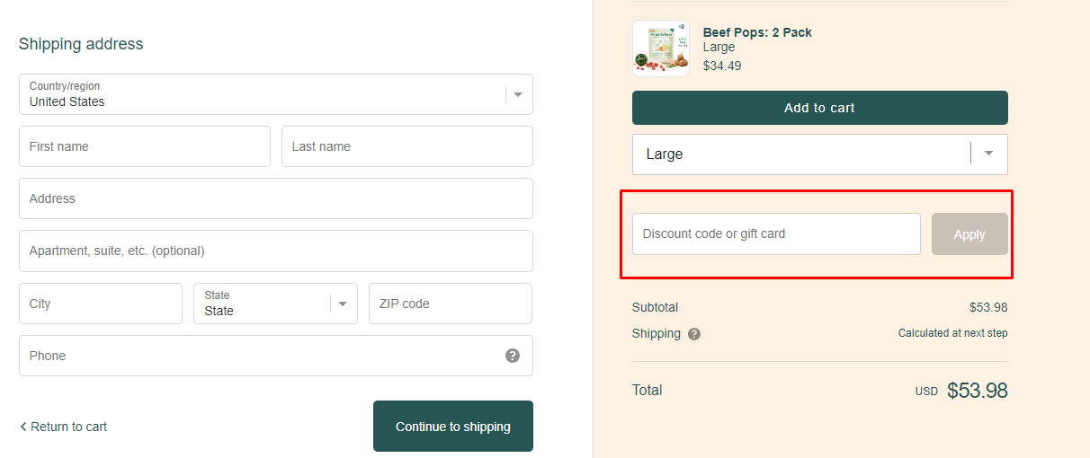 How do I use my Woof discount code?
