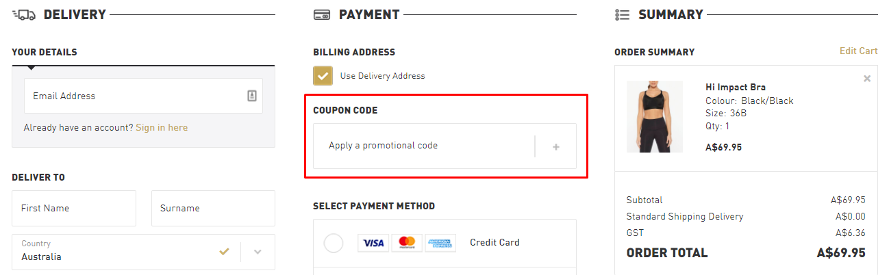 How do I use my 2XU promotional code?